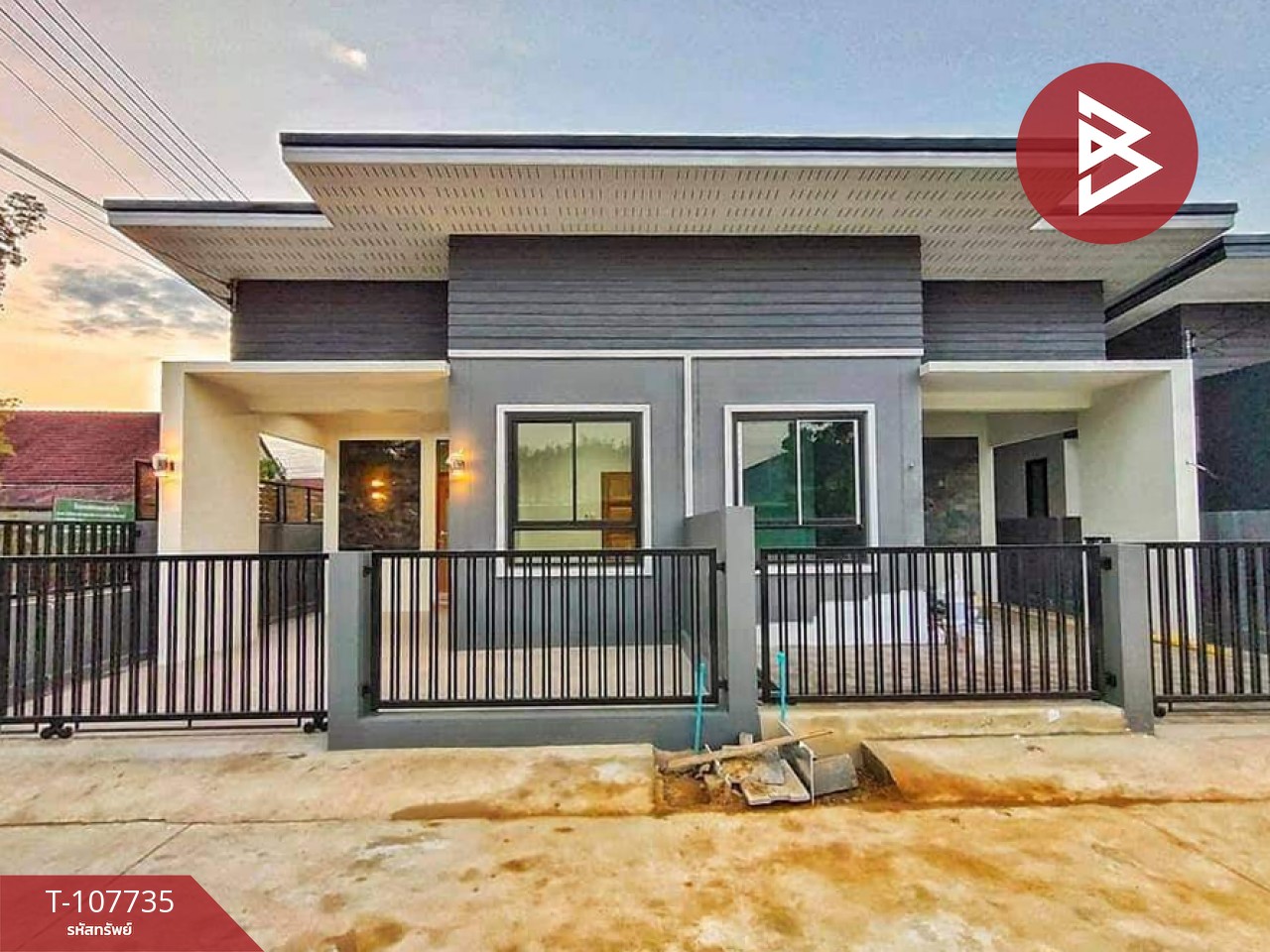 ขายบ้านแฝดชั้นเดียว เนื้อที่ 26.6 ตร.วา ท่าช้าง จันทบุรี