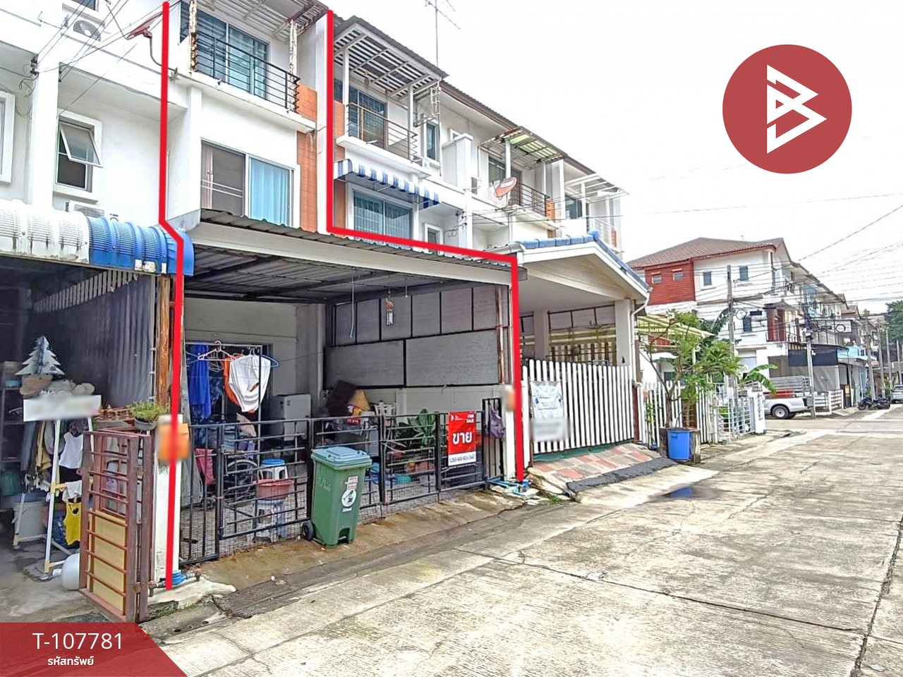 ขายทาวน์โฮม หมู่บ้านประชาสุข เลคแอนด์มอลล์ พระราม 2 กรุงเทพฯ