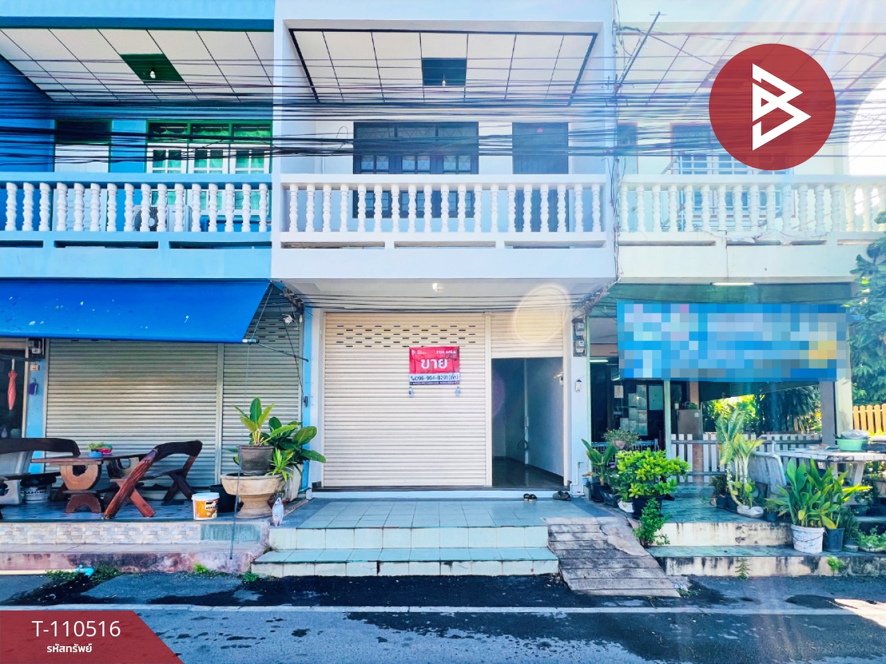 ขายทาวน์เฮ้าส์ 2 ชั้น เนื้อที่ 14.5 ตร.วา ลาดใหญ่ สมุทรสงคราม