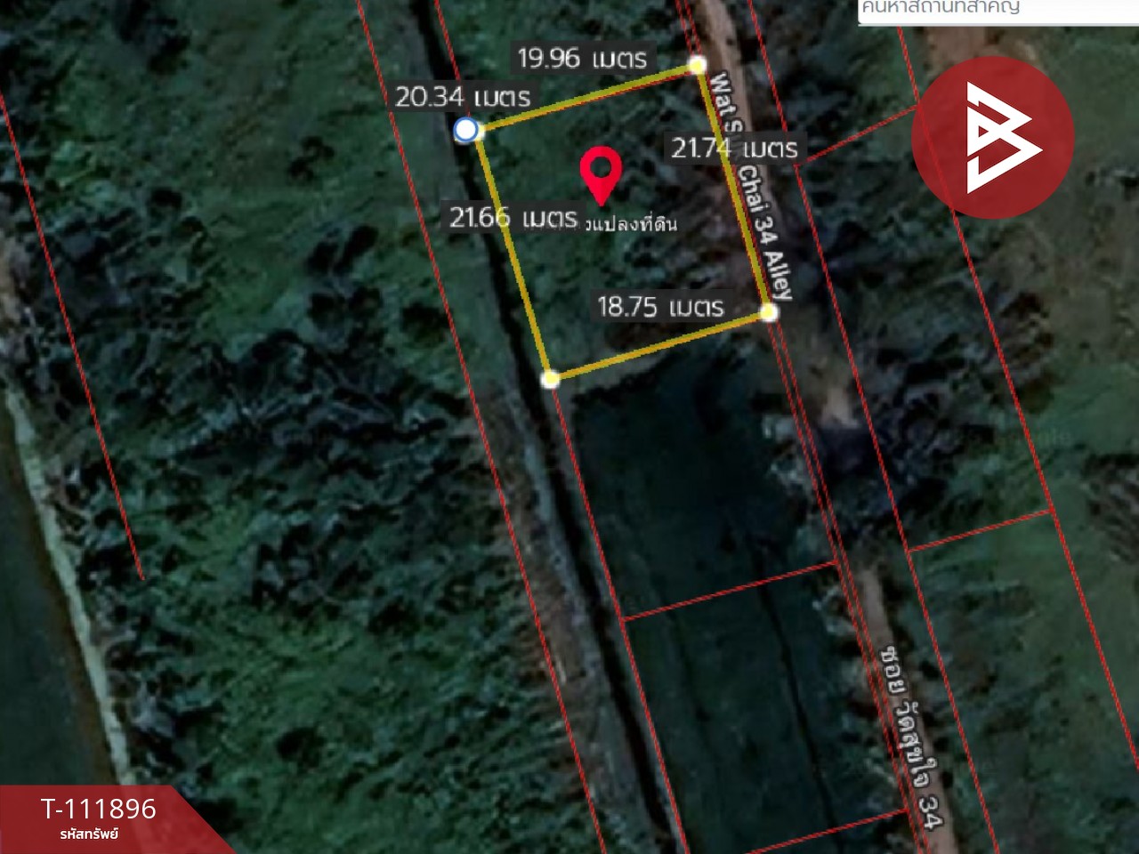 ขายที่ดิน เนื้อที่ 1 งาน ซอยวัดสุขใจ 34 คลองสามวา กรุงเทพมหานคร 15