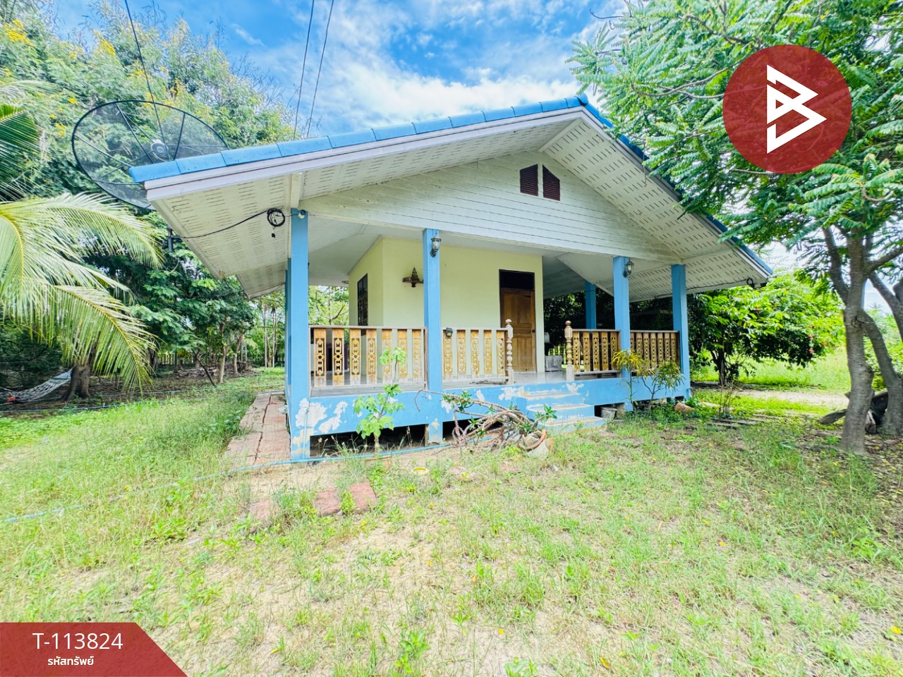 ขายบ้านเดี่ยวพร้อมที่ดิน เนื้อที่ 3 ไร่ ท่ายาง เพชรบุรี 1