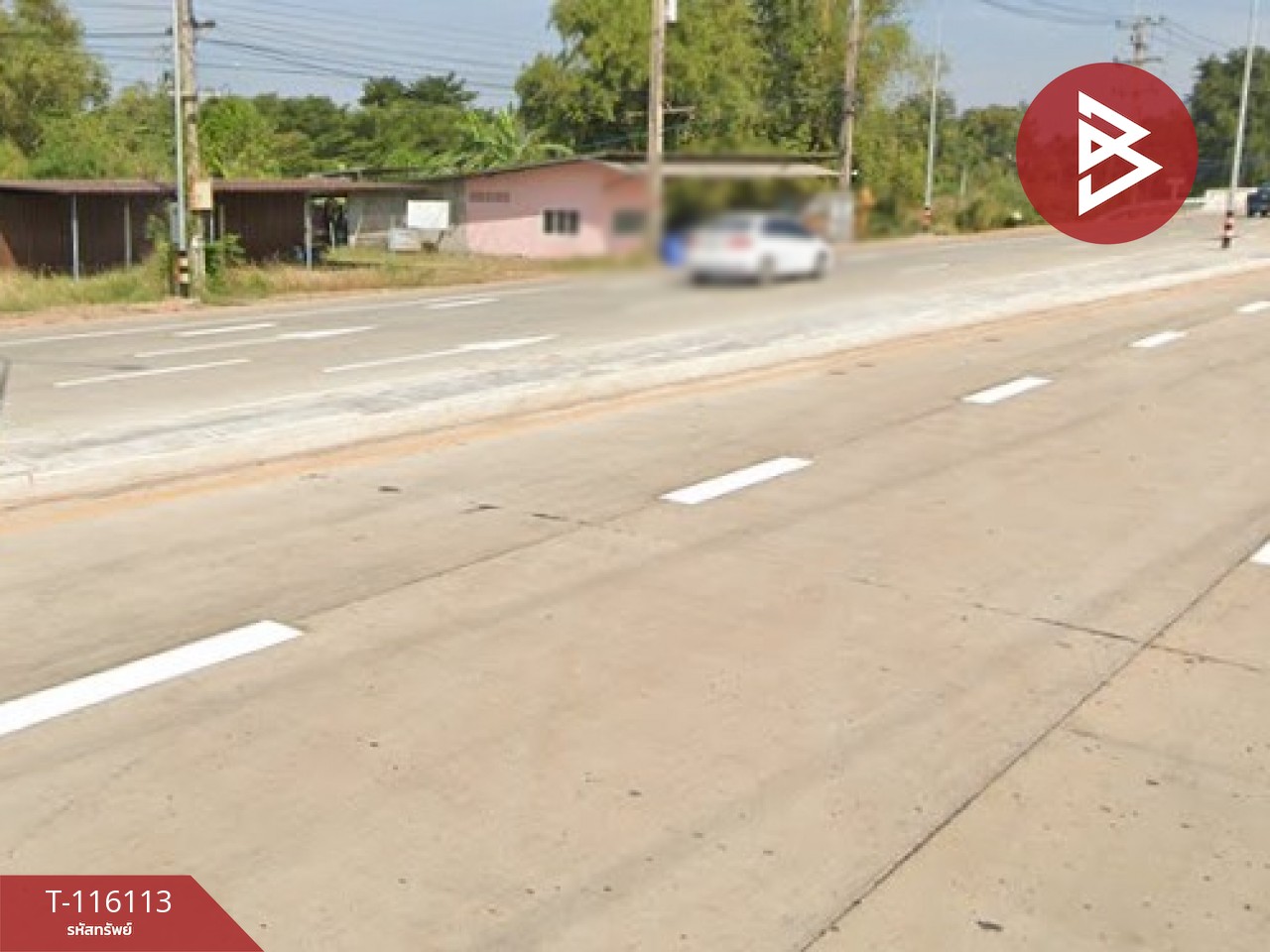 ให้เช่า ที่ดินเปล่า เนื้อที่ 1 ไร่ 1 งาน 46 ตารางวา อ.บ้านสร้าง ปราจีนบุรี ติดถนน 4 เลน 5