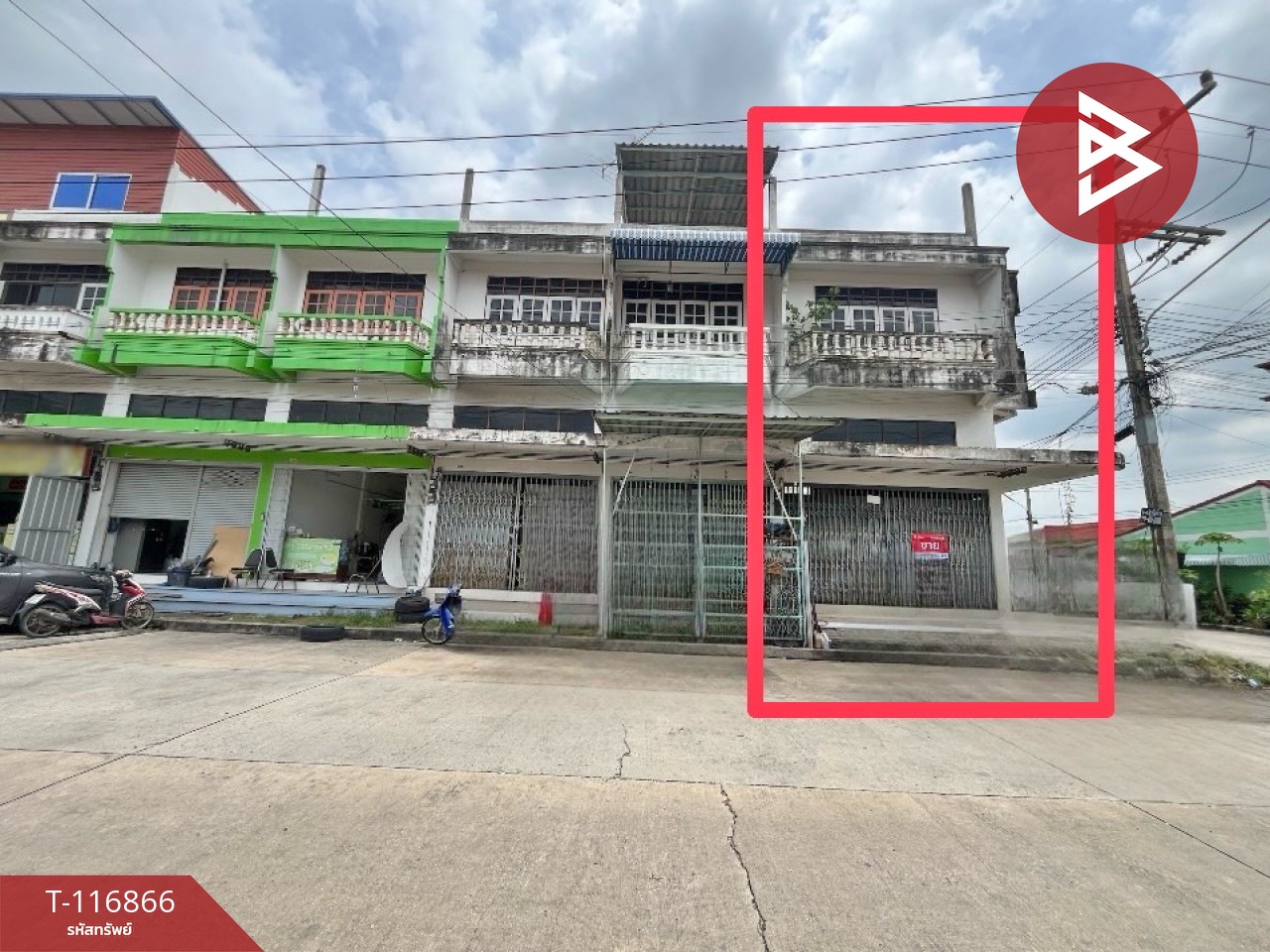 ขายอาคารพาณิชย์ 2 ชั้น เนื้อที่ 20 ตร.วา บางปะกง ฉะเชิงเทรา 1