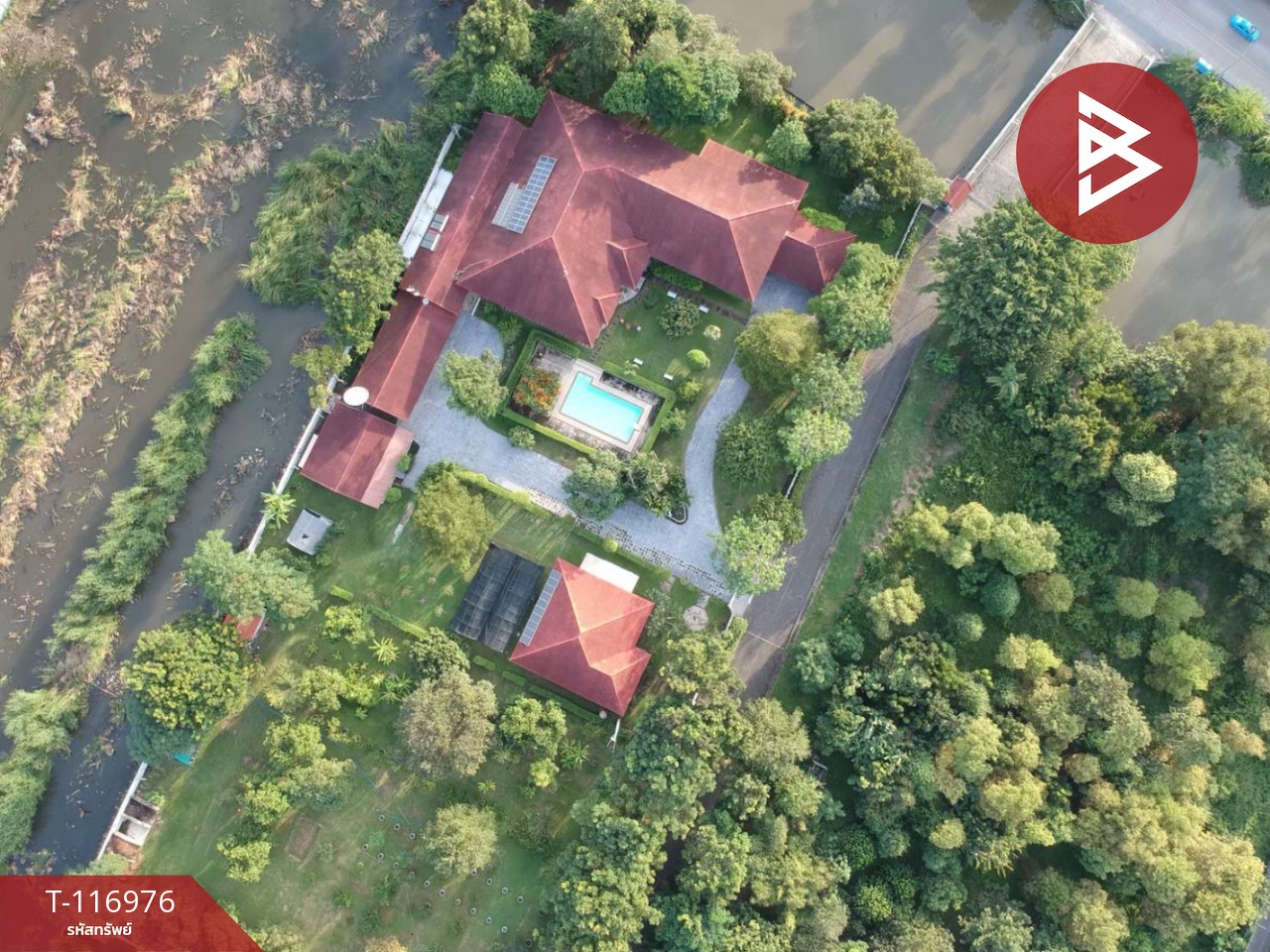 ขายบ้านเดี่ยวพร้อมที่ดิน เนื้อที่ 5 ไร่ 1 งาน 23 ตร.วา คลองหลวง ปทุมธานี 14