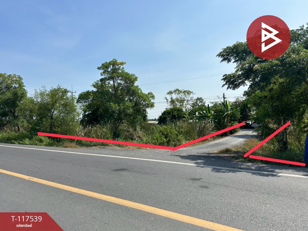 ขายที่ดิน เนื้อที่ 7 ไร่ 2 งาน 34 ตร.วา บางไทร พระนครศรีอยุธยา 1