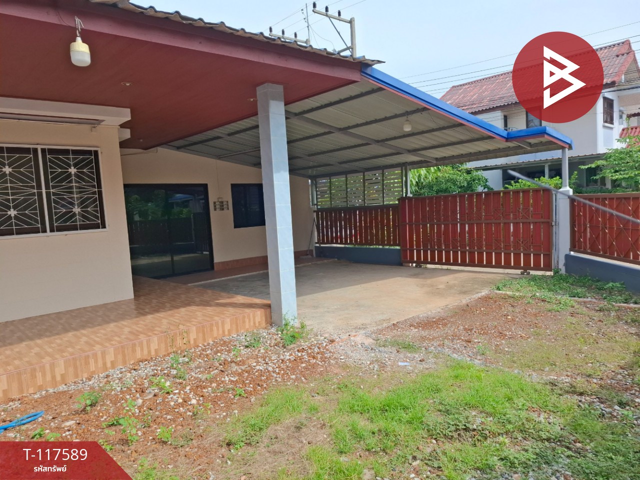 ขายบ้านเดี่ยวหลังมุม หมู่บ้านการเคหะบ้านโพธิ์ ฉะเชิงเทรา พื้นที่เยอะ 13