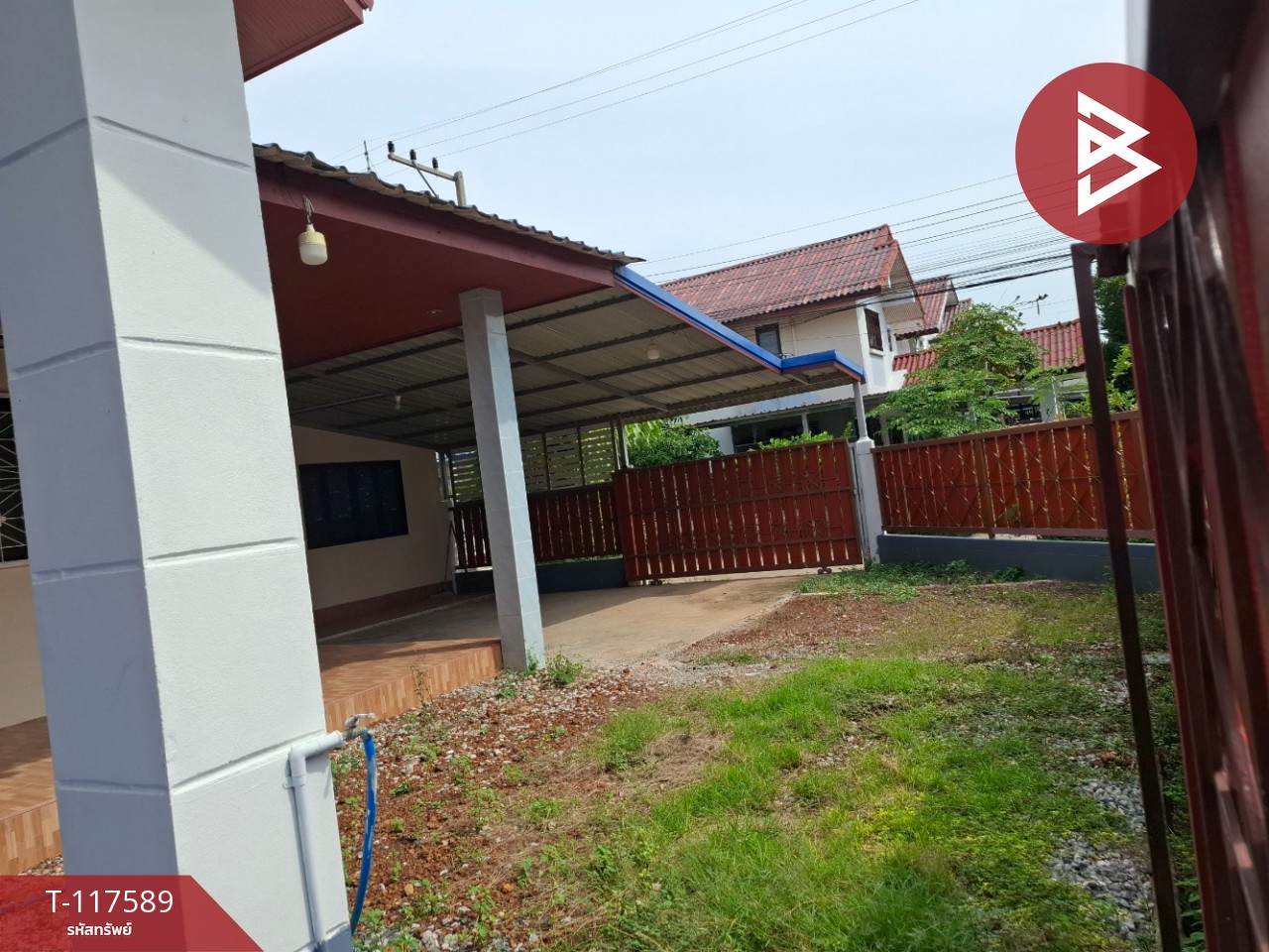 ขายบ้านเดี่ยวหลังมุม หมู่บ้านการเคหะบ้านโพธิ์ ฉะเชิงเทรา พื้นที่เยอะ 12