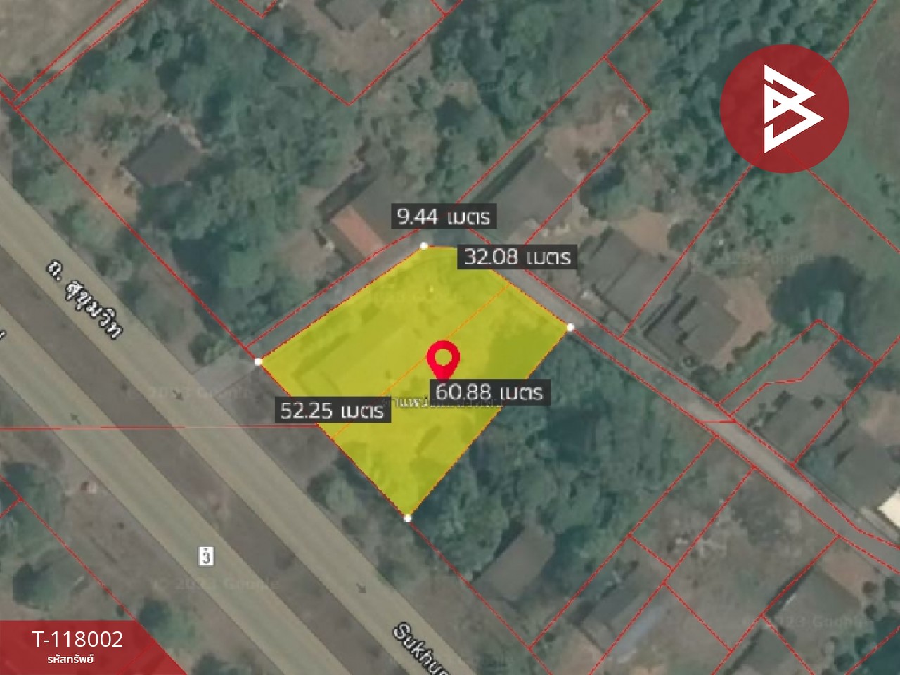 ขายที่ดิน เนื้อที่ 3 งาน 37.5 ตร.วา ขลุง จันทบุรี 6