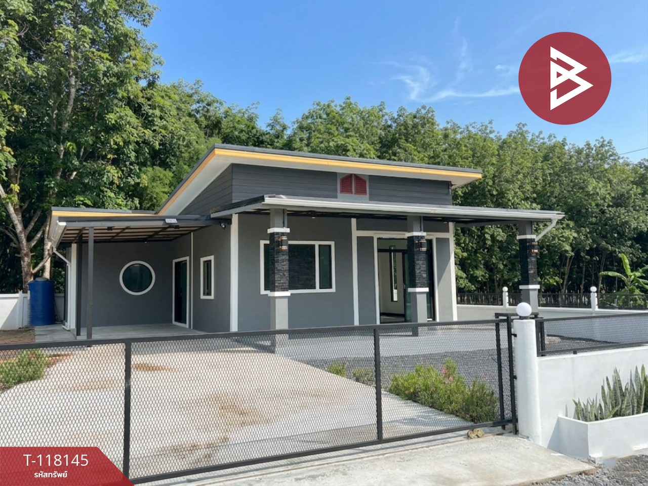 ขายบ้านเดี่ยว เนื้อที่ 1 งาน  ต.นิคมพัฒนา จ.ระยอง ตกแต่งสวย พร้อมเข้าอยู่ 1