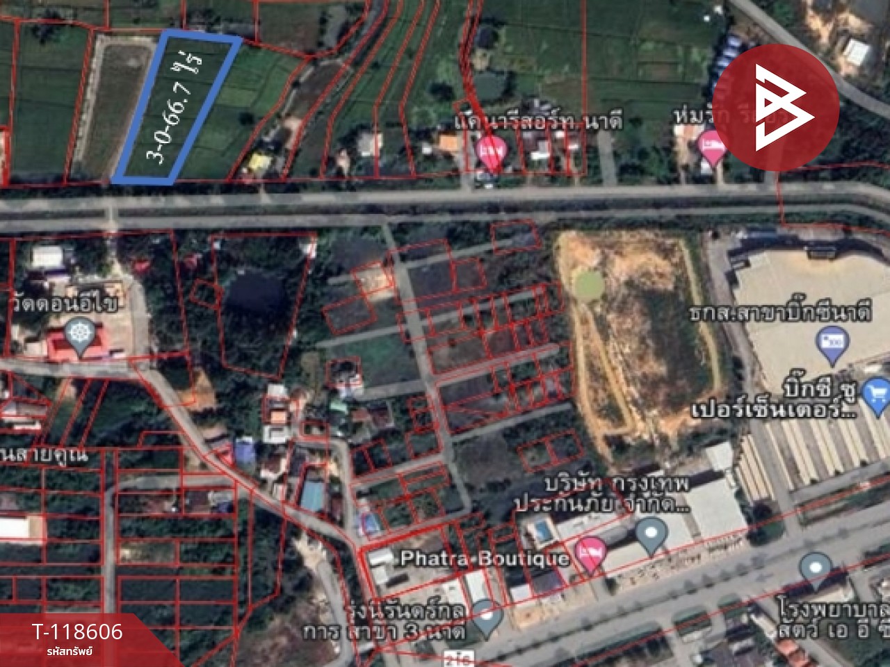 ขายที่ดิน เนื้อที่ 3 ไร่ 66.7 ตร.วา นาดี อุดรธานี 7
