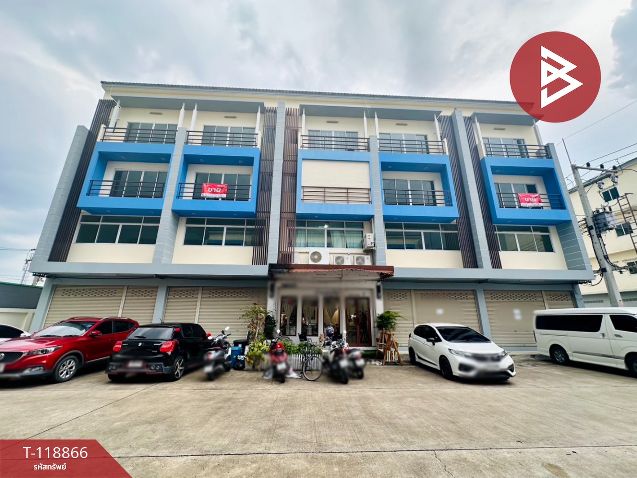 ขายอาคารพาณิชย์ 4 ชั้น หมู่บ้านบ้านภูมิสิริ รังสิต-คลอง 3 ปทุมธานี ทำเลดี แหล่งชุมชน 2