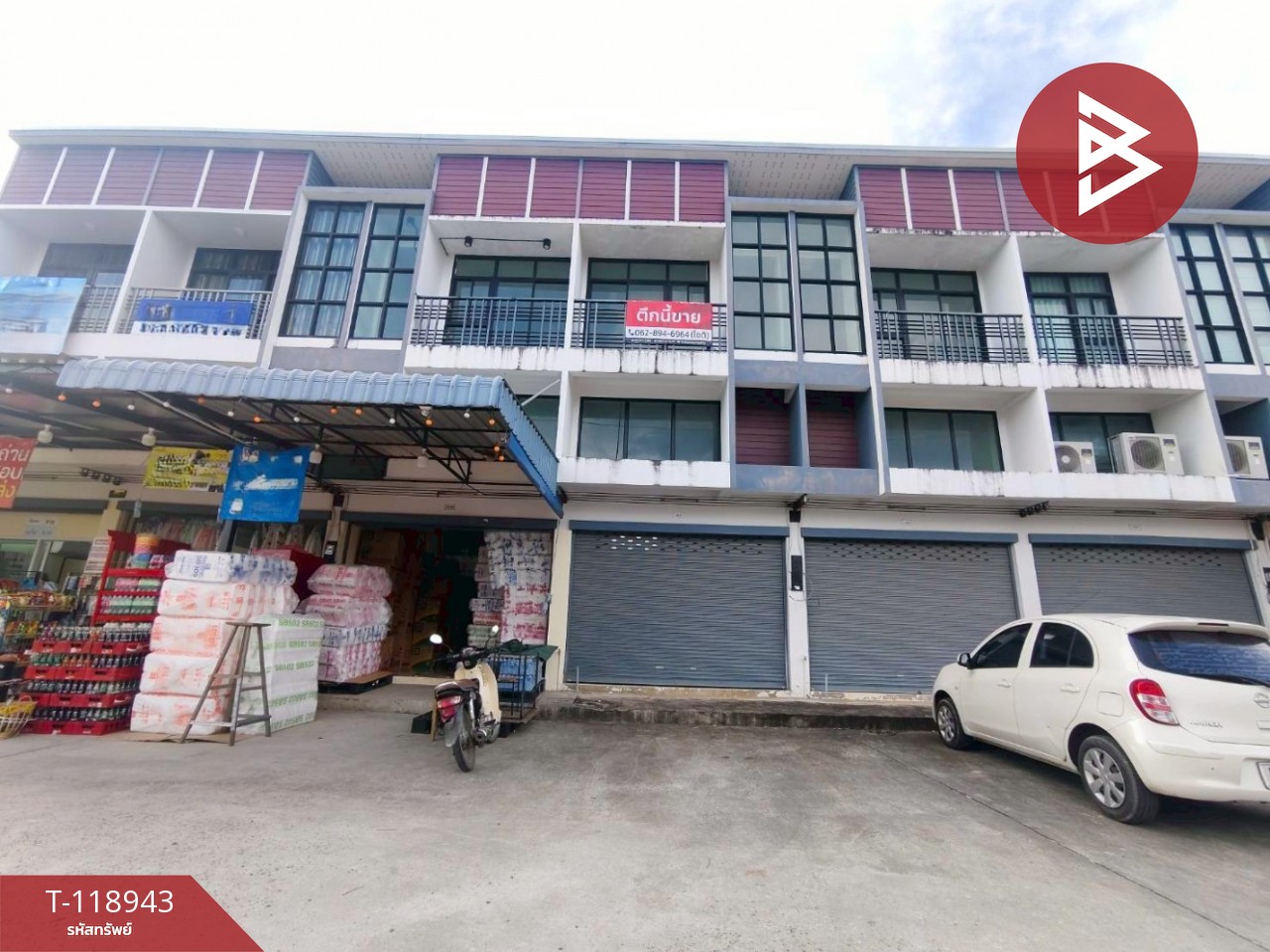 ขายอาคารพาณิชย์ 3 ชั้น เนื้อที่ 26.3 ตร.วา เกาะขวาง จันทบุรี 1