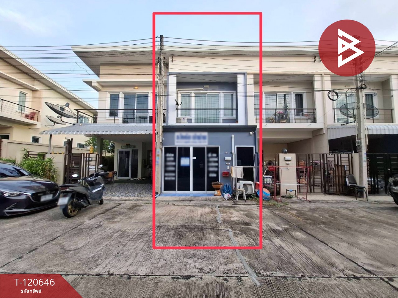 ขายทาวน์เฮ้าส์ หมู่บ้านแสนสุขทาวน์2 (Sansuk Town2) บางละมุง ชลบุรี 1