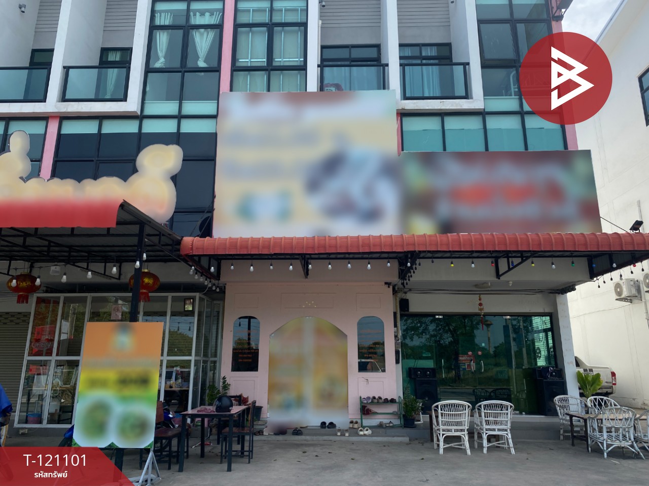 ขายอาคารพาณิชย์ 3 ชั้น เนื้อที่ 18 ตารางวา ต.มาบตาพุด ระยอง พร้อมผู้เช่า 1