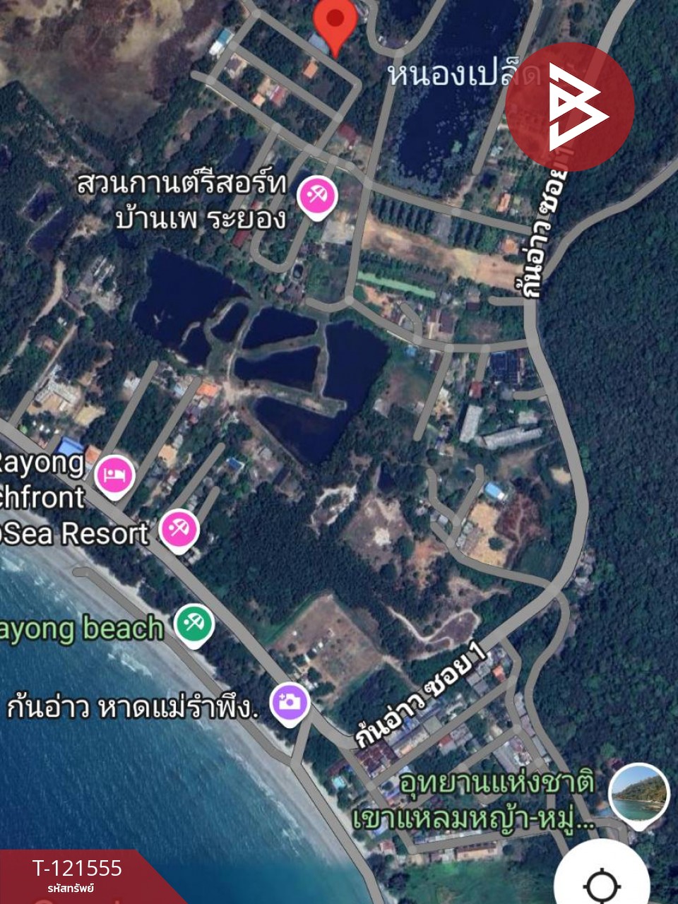 ขายที่ดิน เนื้อที่ 262.2 ตารางวา ต.เพ ระยอง ใกล้ทะเล 8