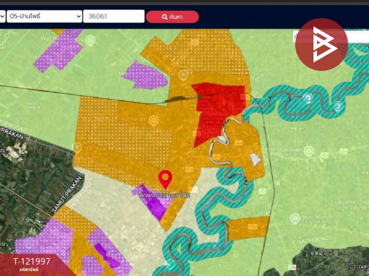 ขายที่ดิน เนื้อที่ 40 ไร่ บ้านโพธิ์ ฉะเชิงเทรา 10