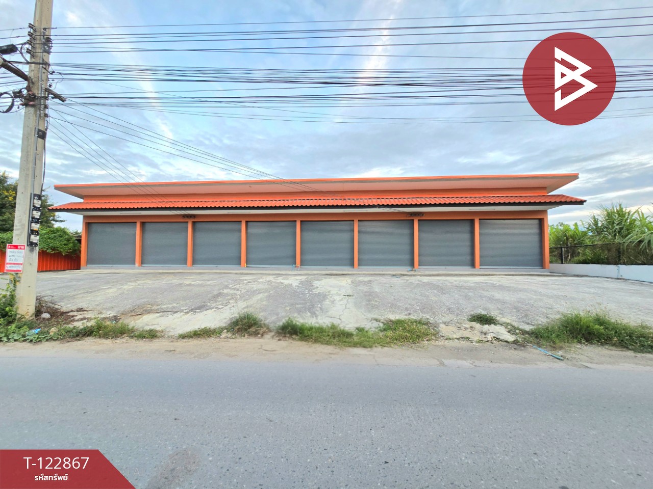 ขายห้องแถวชั้นเดียว เนื้อที่ 1 งาน 52.6 ตร.วา สระกะเทียม นครปฐม 1