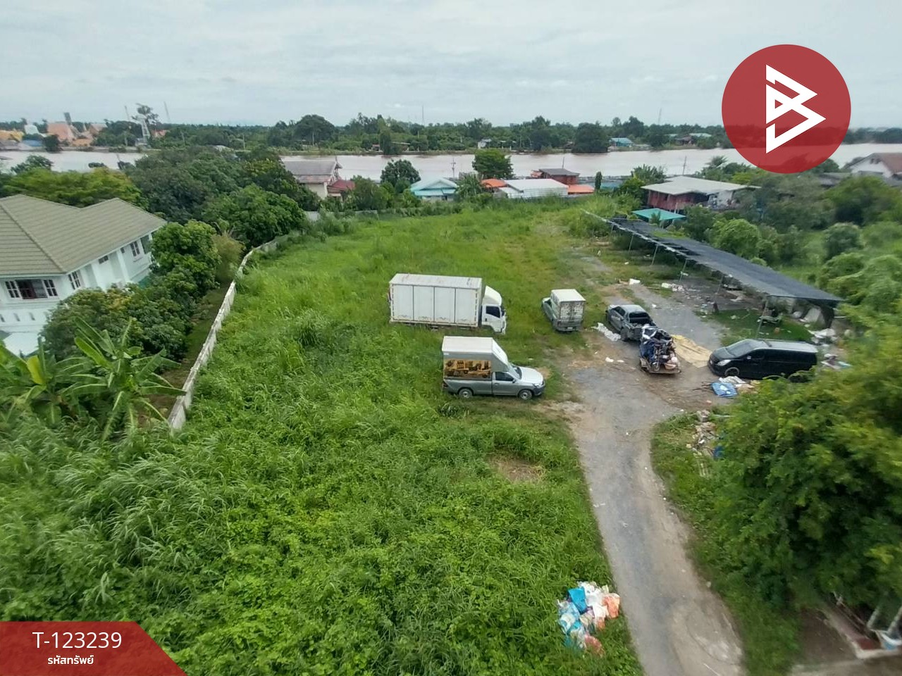 ขายที่ดิน เนื้อที่ 2 ไร่ 82 ตารางวา ต.ย่านซื่อ อ่างทอง โซนตลาดค้าส่ง 1