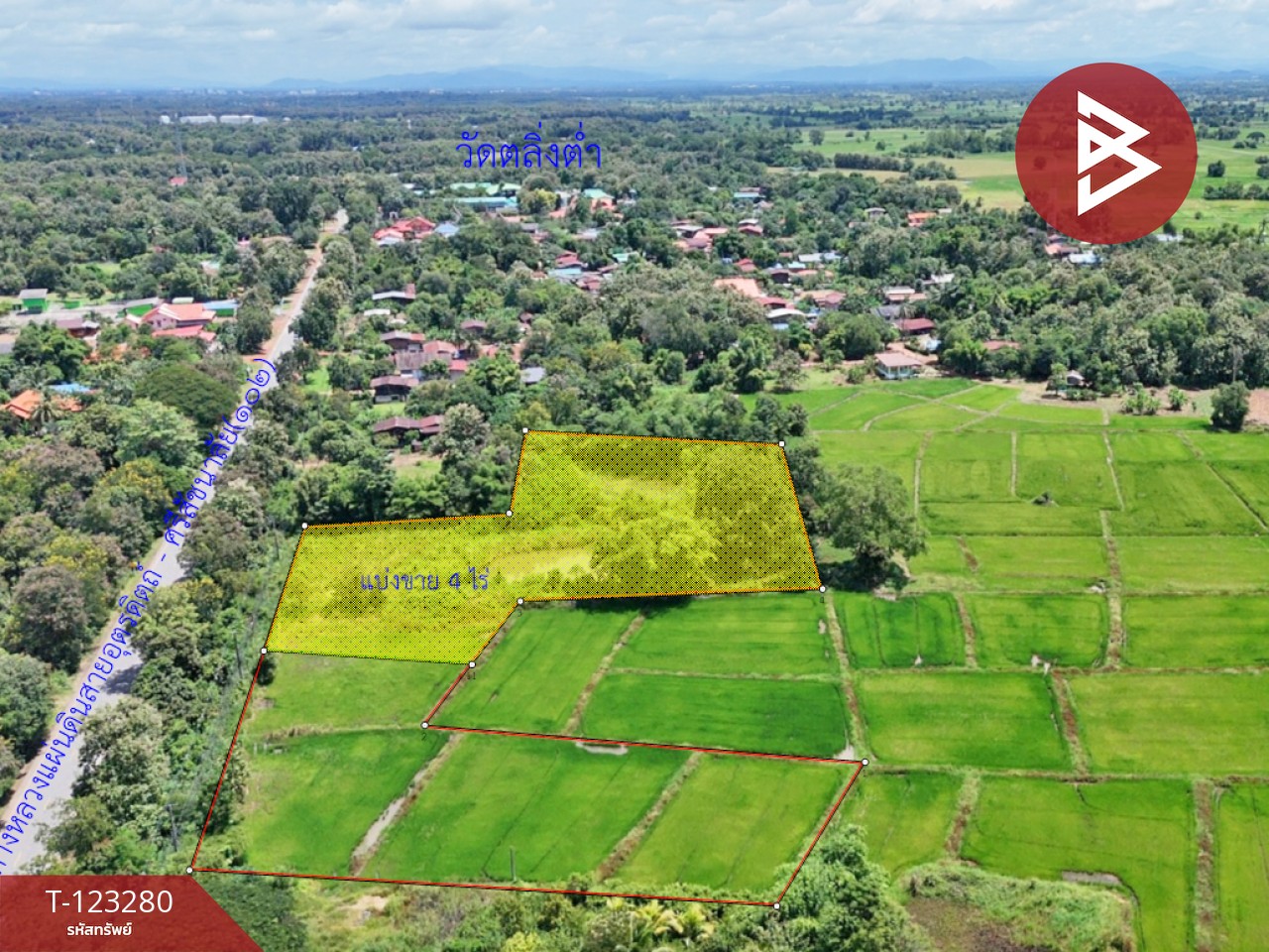 ขายที่ดิน เนื้อที่ 4 ไร่ ลับแล อุตรดิตถ์ 1