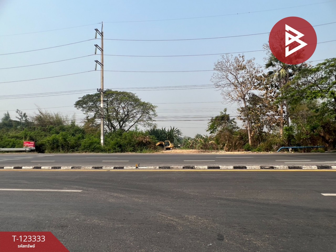 ขายที่ดิน เนื้อที่ 1 ไร่ 5 ตารางวา อ.บ้านโฮ่ง ลำพูน ทำเลดีติดถนน 4