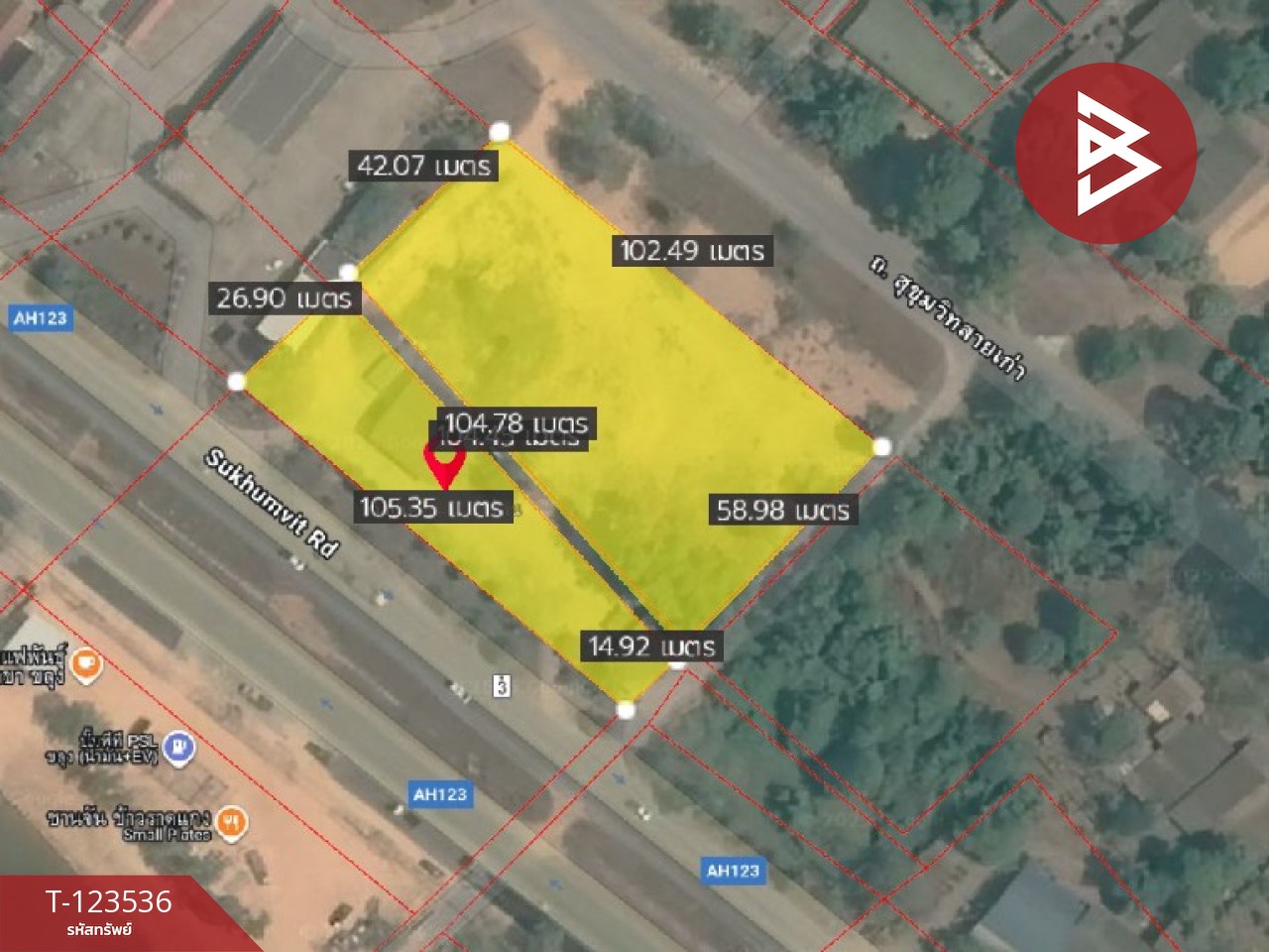 ขายที่ดิน เนื้อที่ 4 ไร่ 2 งาน 56.7ตร.วา ขลุง จันทบุรี 13