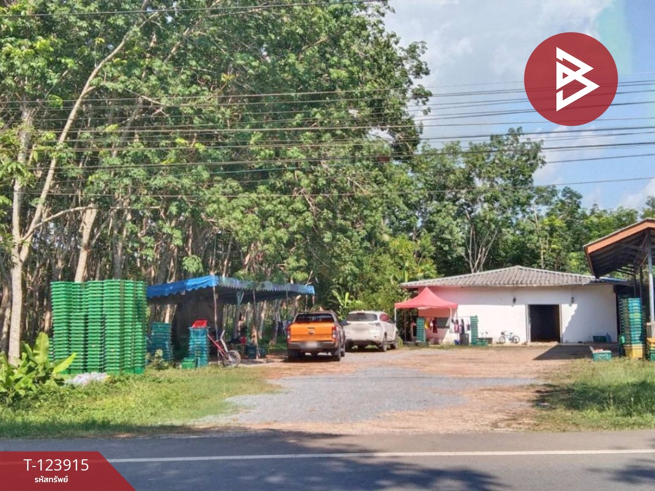 ขายที่ดินสวนยาง พร้อมบ้านพัก เนื้อที่ 20 ไร่ 89.5 ตารางวา เขาสมิง ตราด 1