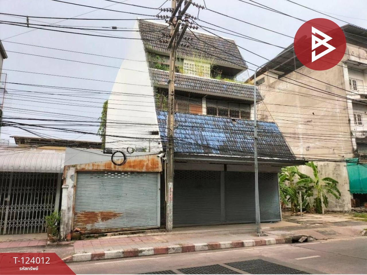 ขายอาคารพาณิชย์ 3 ชั้น เนื้อที่ 66 ตร.วา บ้านสวน ชลบุรี 2