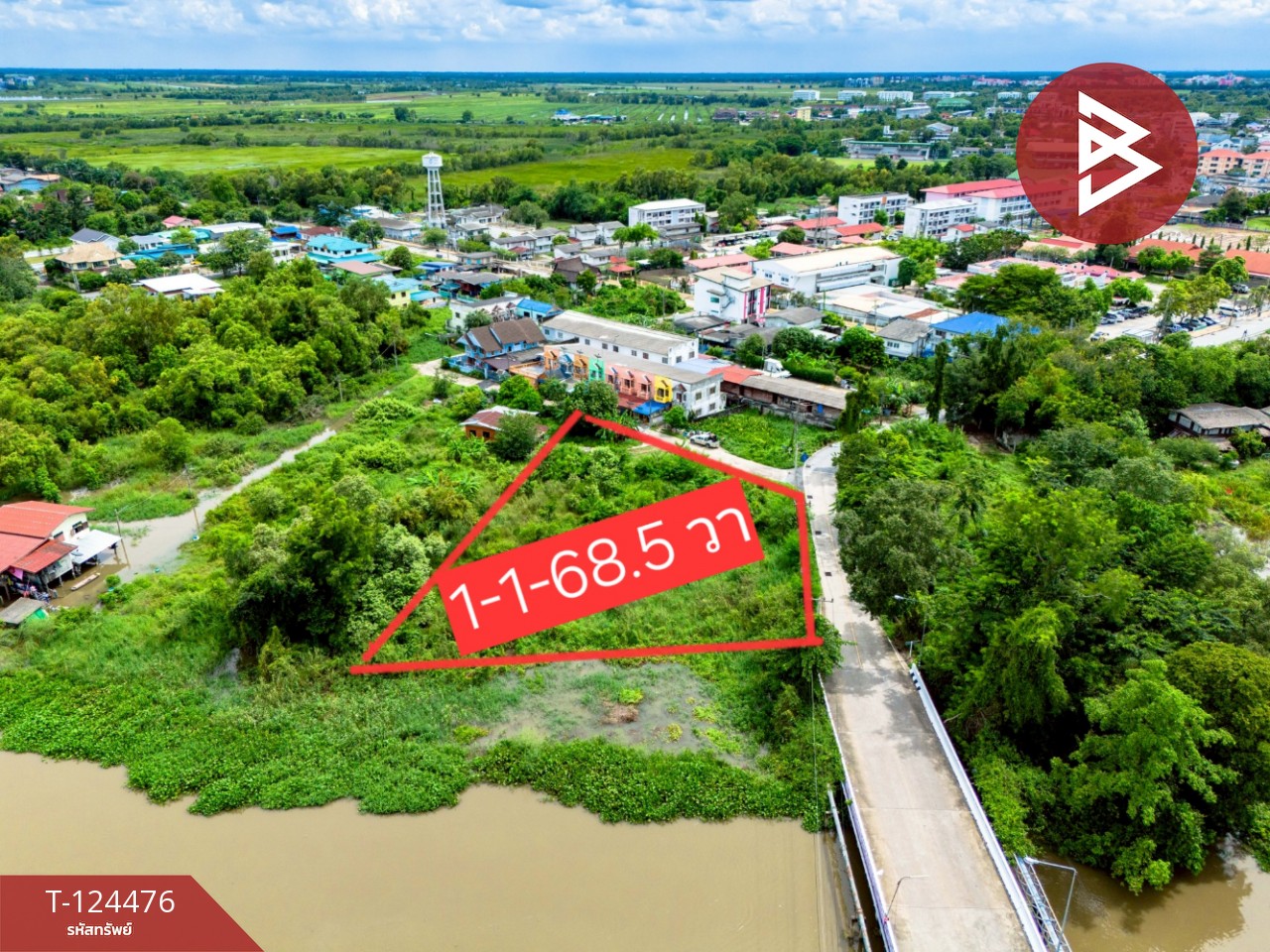 ขายที่ดิน เนื้อที่ 1 ไร่ 1 งาน 68.5 ตร.วา องครักษ์ นครนายก 5