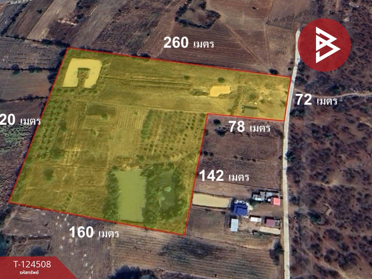 ขายที่ดินพร้อมสิ่งปลูกสร้าง 26 ไร่ 1 งาน 34 ตร.วา ด่านขุนทด นครราชสีมา 3