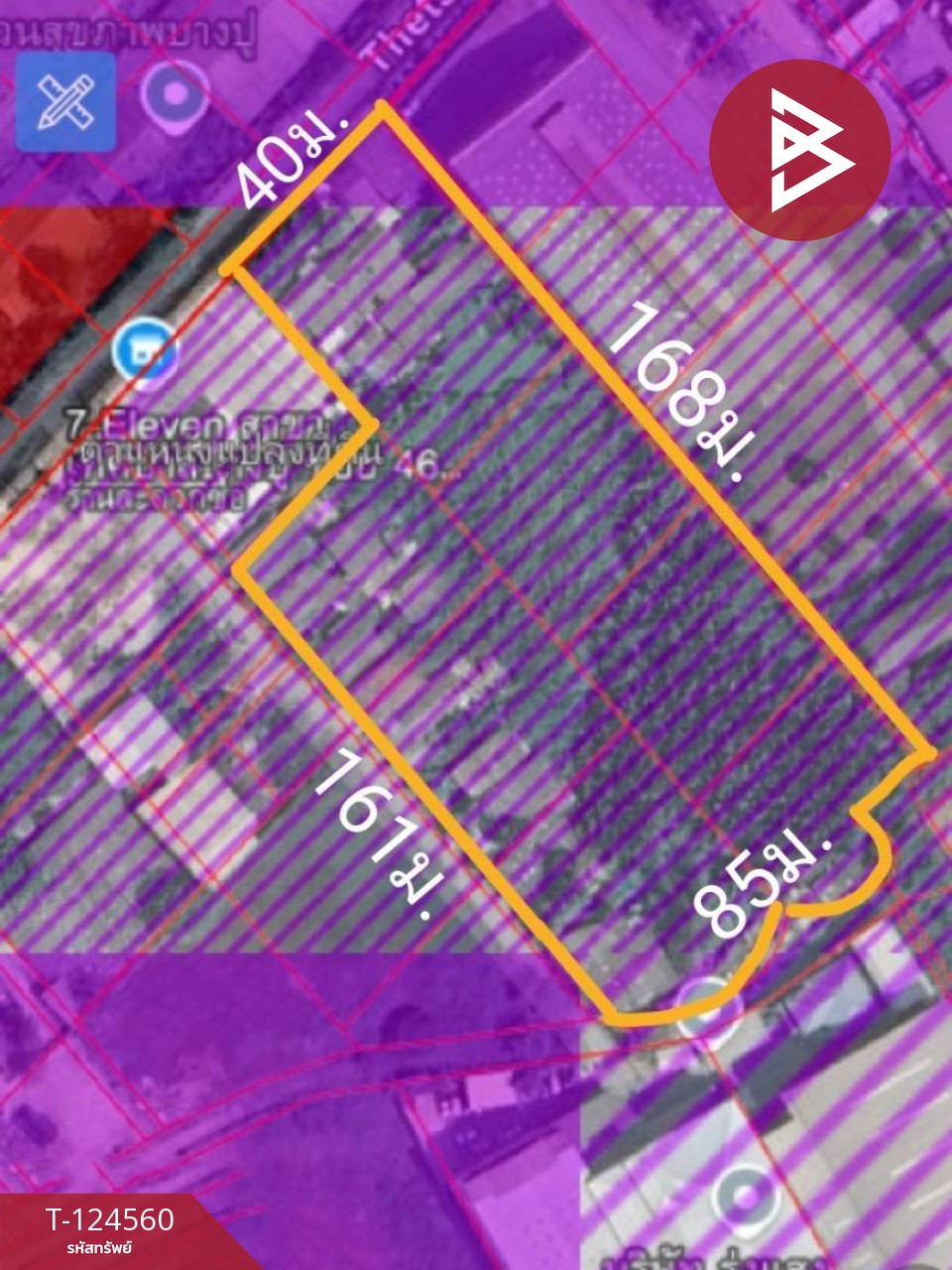 ขายที่ดินเปล่า เนื้อที่ 8 ไร่ 49 ตร.วา ซ.เทศบาลบางปู46 ท้ายบ้าน สมุทรปราการ 10