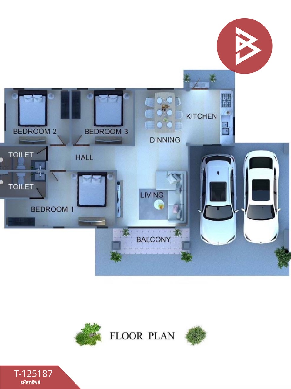 ขายบ้านเดี่ยว โครงการบ้านพันล้าน คาซ่า (Billion CaSa) นครปฐม 15