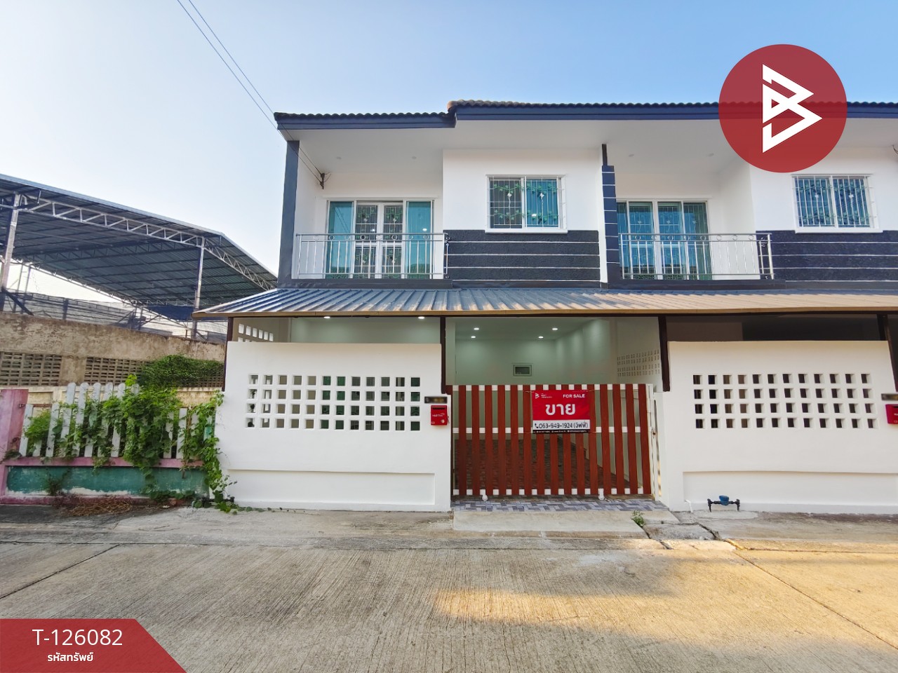 ขายทาวน์เฮ้าส์หลังริม หมู่บ้านวันดี2 กระทุ่มแบน สมุทรสาคร 1