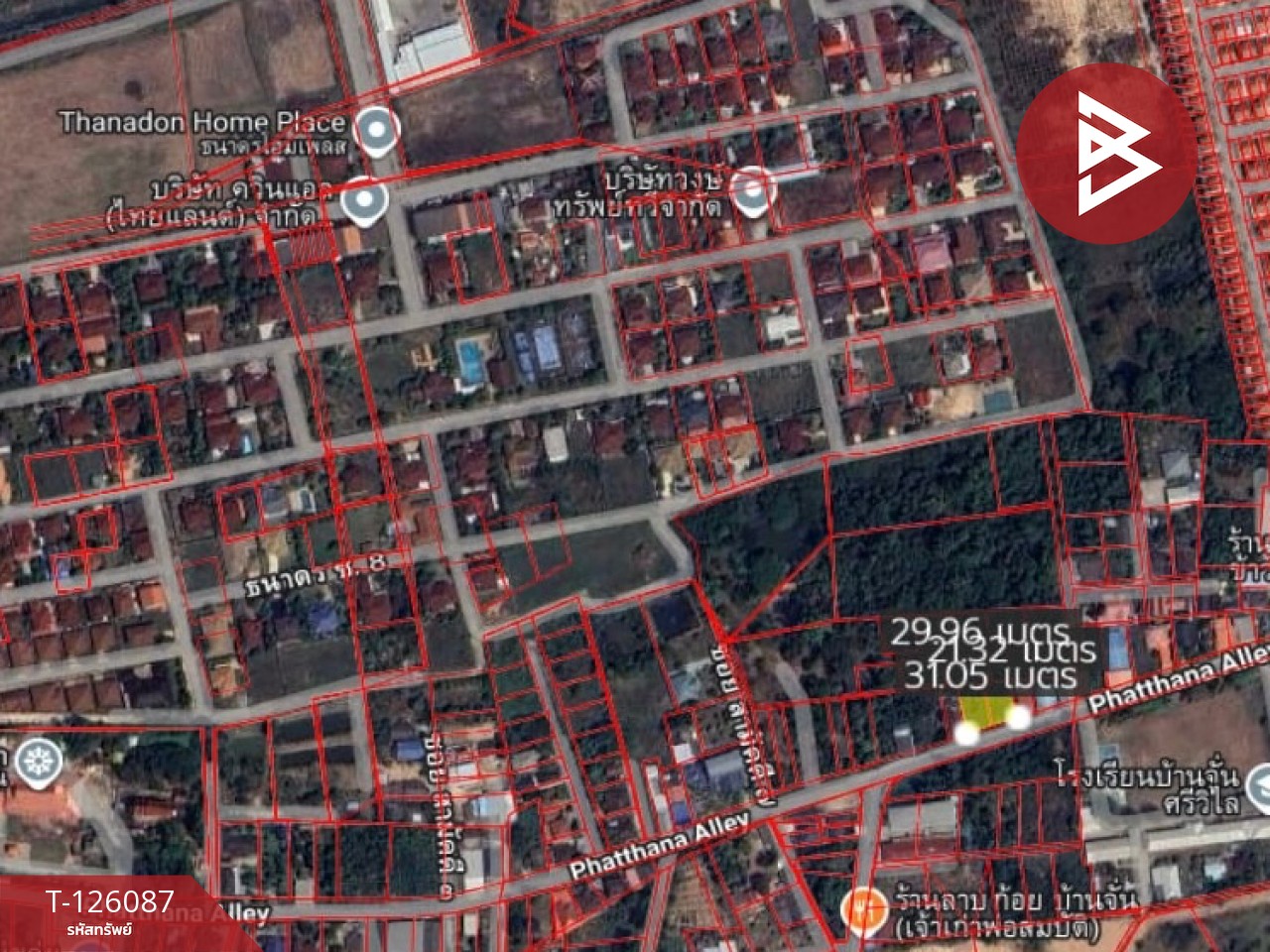 ขายที่ดิน เนื้อที่ 1 งาน 96 ตร.วา บ้านจั่น อุดรธานี 12