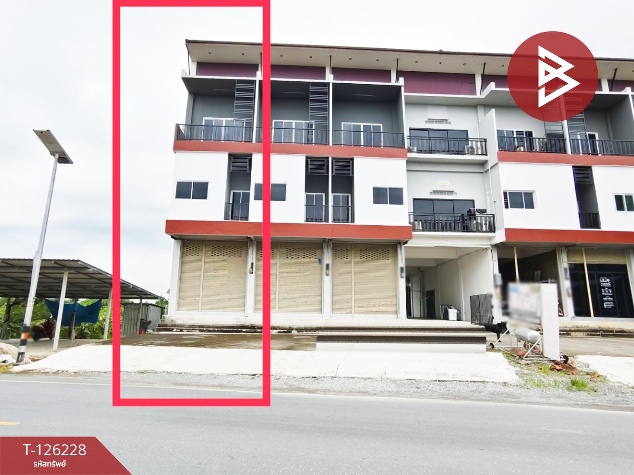 ขายอาคารพาณิชย์ 3 ชั้น เนื้อที่ 24.2 ตร.วา สามพราน นครปฐม 1