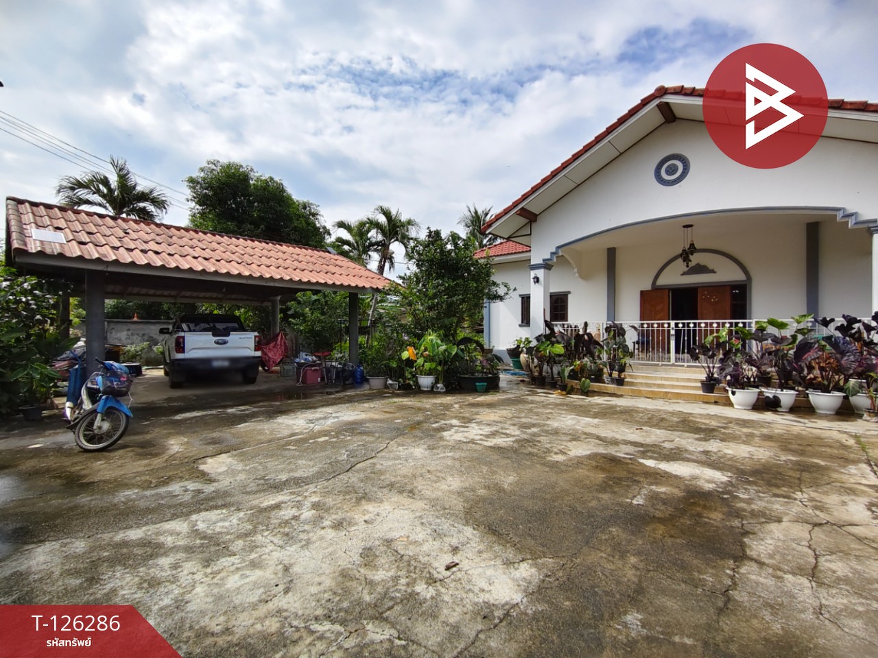 ขายบ้านเดี่ยวพร้อมที่ดิน เนื้อที่ 1 ไร่ 2 งาน 13 ตารางวา  เกาะสำโรง กาญจนบุรี 2