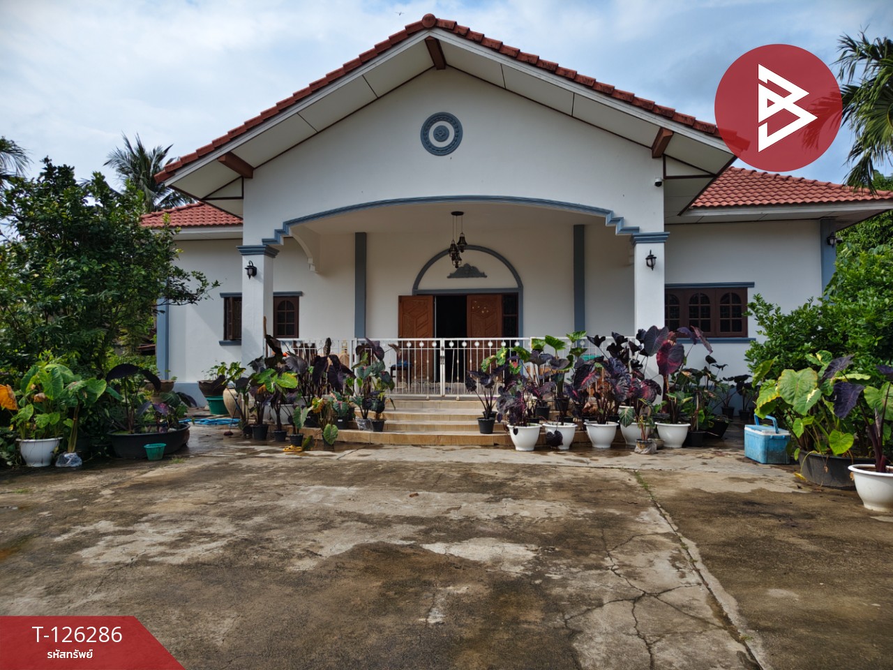 ขายบ้านเดี่ยวพร้อมที่ดิน เนื้อที่ 1 ไร่ 2 งาน 13 ตารางวา  เกาะสำโรง กาญจนบุรี 3