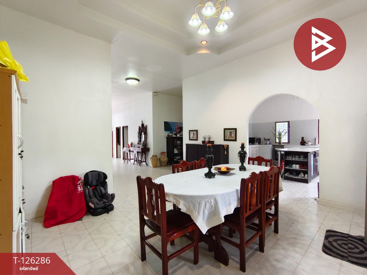 ขายบ้านเดี่ยวพร้อมที่ดิน เนื้อที่ 1 ไร่ 2 งาน 13 ตารางวา  เกาะสำโรง กาญจนบุรี 7