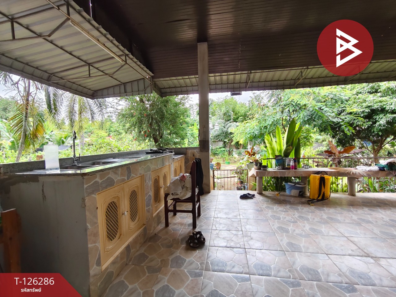 ขายบ้านเดี่ยวพร้อมที่ดิน เนื้อที่ 1 ไร่ 2 งาน 13 ตารางวา  เกาะสำโรง กาญจนบุรี 8