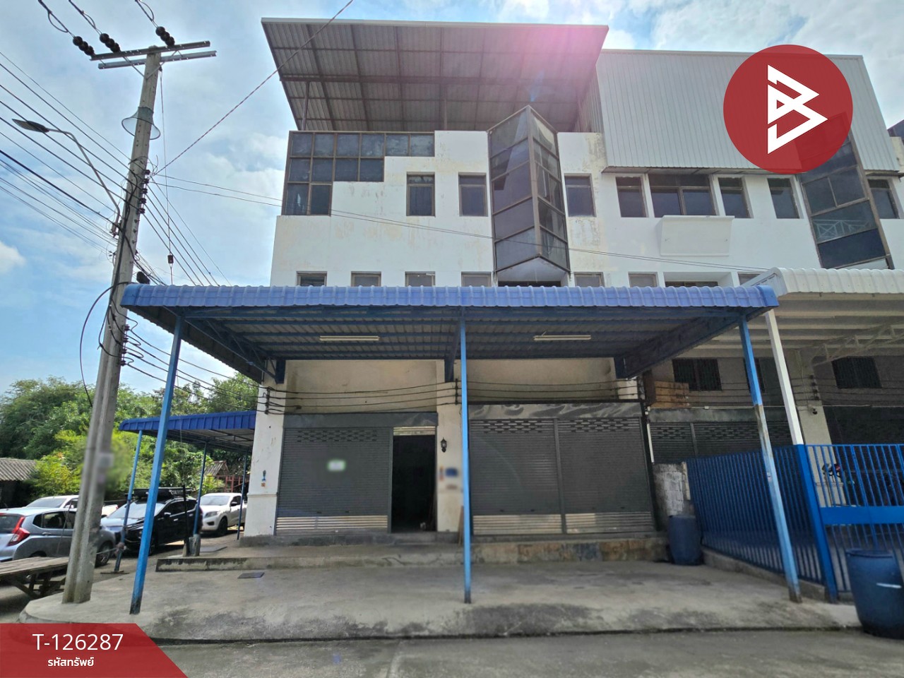 ขายอาคารพาณิชย์ 2 คูหา หมู่บ้านซิตี้วิลเลจ บางปู (City Village Bangpu) สมุทรปราการ ทำเลดี อยู่ใกล้ นิคมอุตสาหกรรมบางปู 1