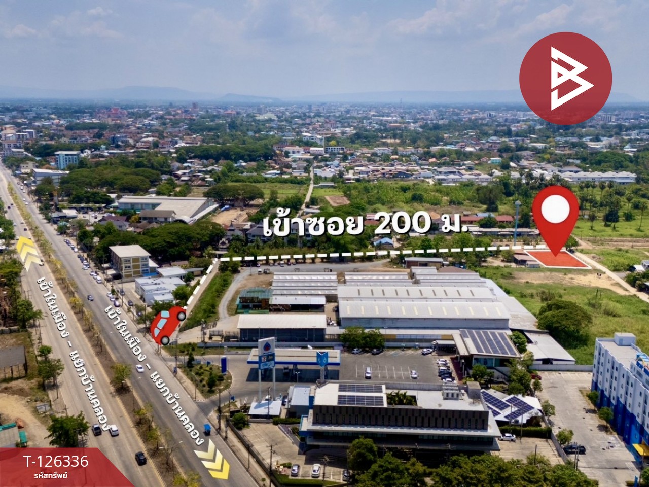 ขายที่ดิน เนื้อที่ 3 งาน 27.9 ตร.วา วัดจันทร์ พิษณุโลก 2