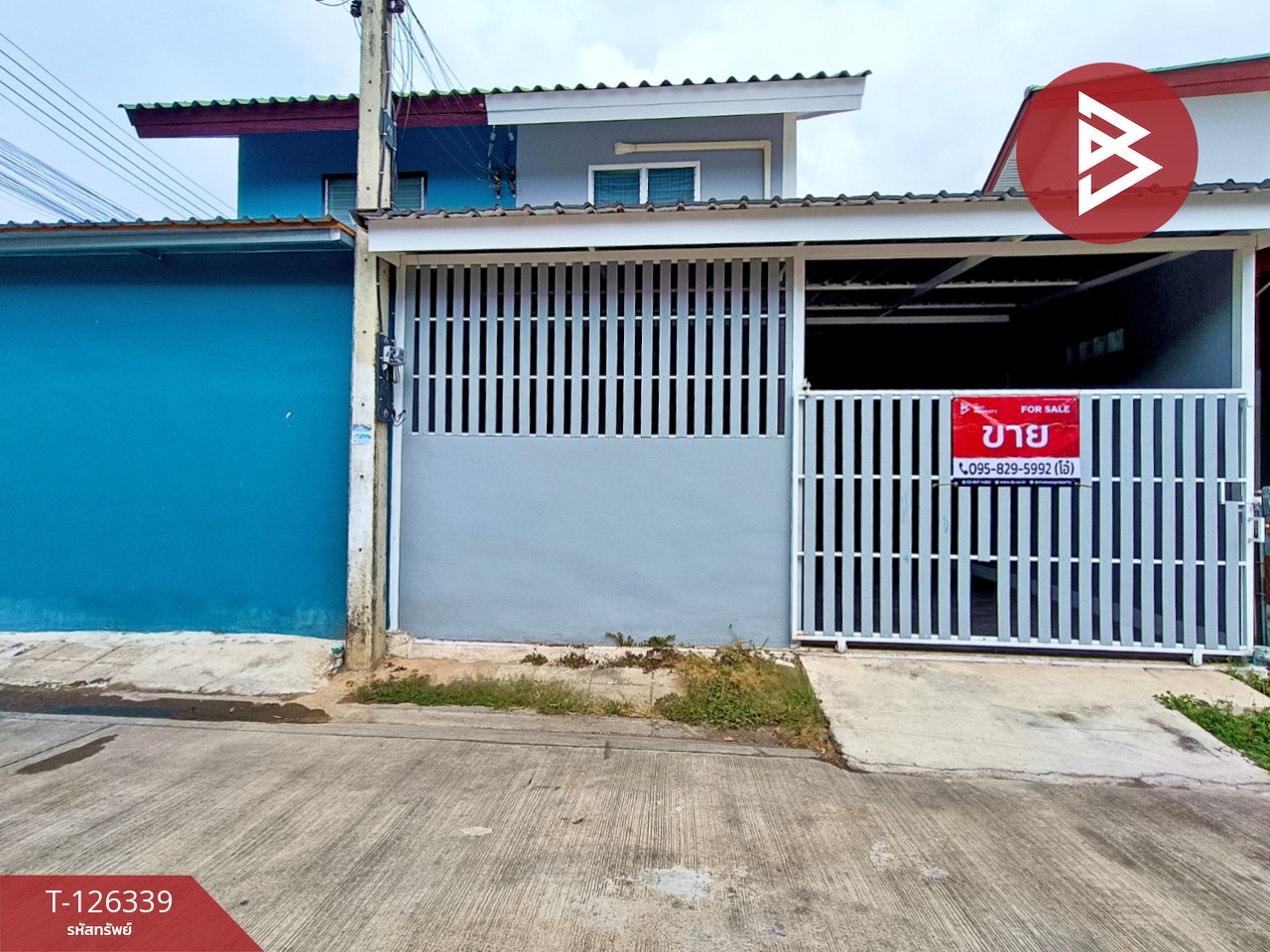 ขายบ้านแฝดหัวมุม เนื้อที่ 28 ตร.วา เจดีย์หัก ราชบุรี 1