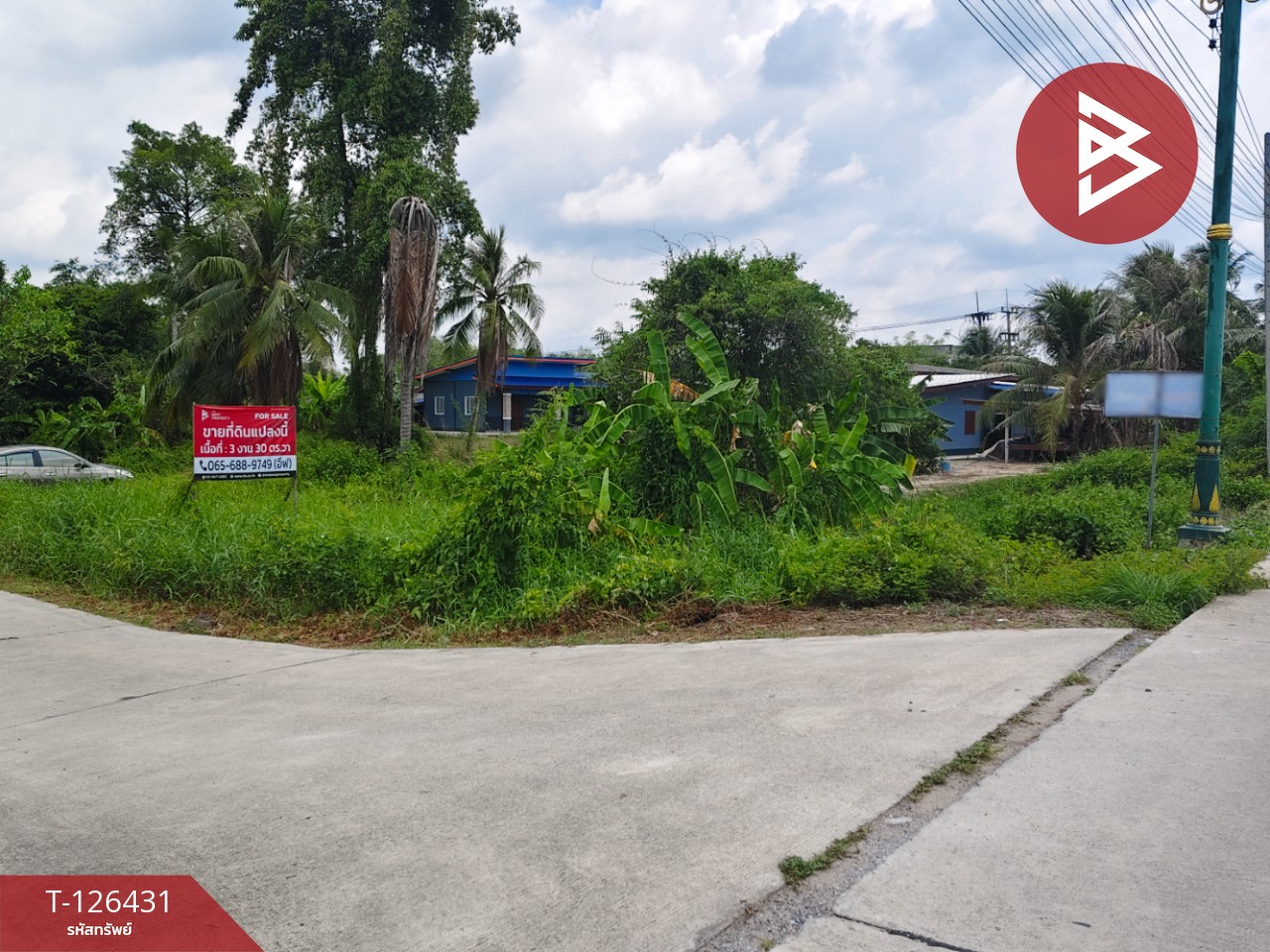 ขายที่ดิน เนื้อที่ 3 งาน 30 ตารางวา บ้านค่าน ระยอง 2