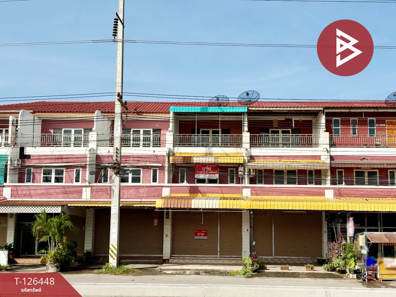 ขายอาคารพาณิชย์ 3 ชั้น เนื้อที่ 23.5 ตร.วา อัมพวา สมุทรสงคราม 1