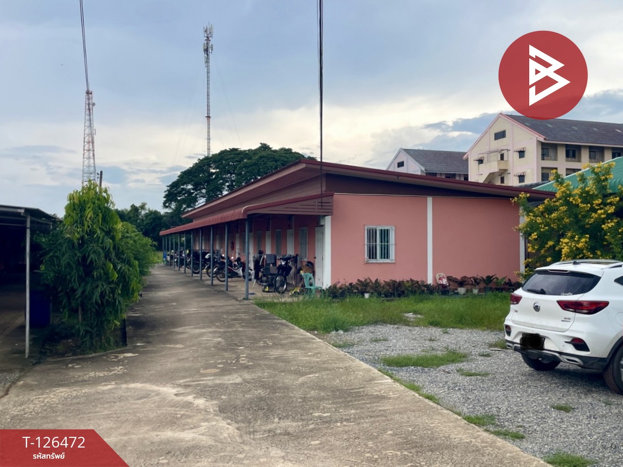 ขายหอพักชั้นเดียว เนื้อที่ 2 ไร่ 2 งาน 3 ตร.วา พิษณุโลก ทำเลดีติดมหาลัย 3