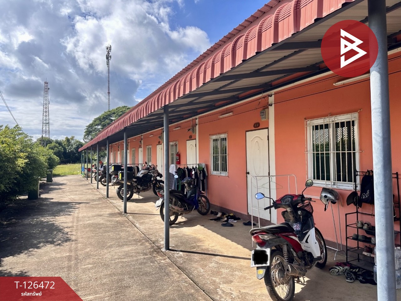 ขายหอพักชั้นเดียว เนื้อที่ 2 ไร่ 2 งาน 3 ตร.วา พิษณุโลก ทำเลดีติดมหาลัย 15