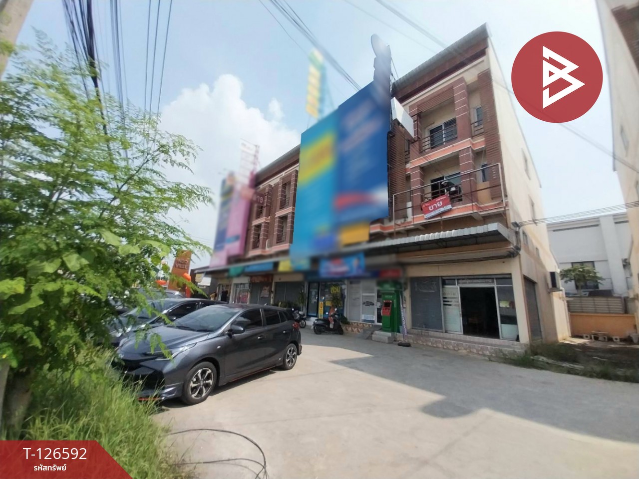 ขายอาคารพาณิชย์ อยู่หน้ามบ.นีโอวิลล์ ศรีวารี-สุวรรณภูมิ สมุทรปรการ ติดถนน ทำเลดี 1