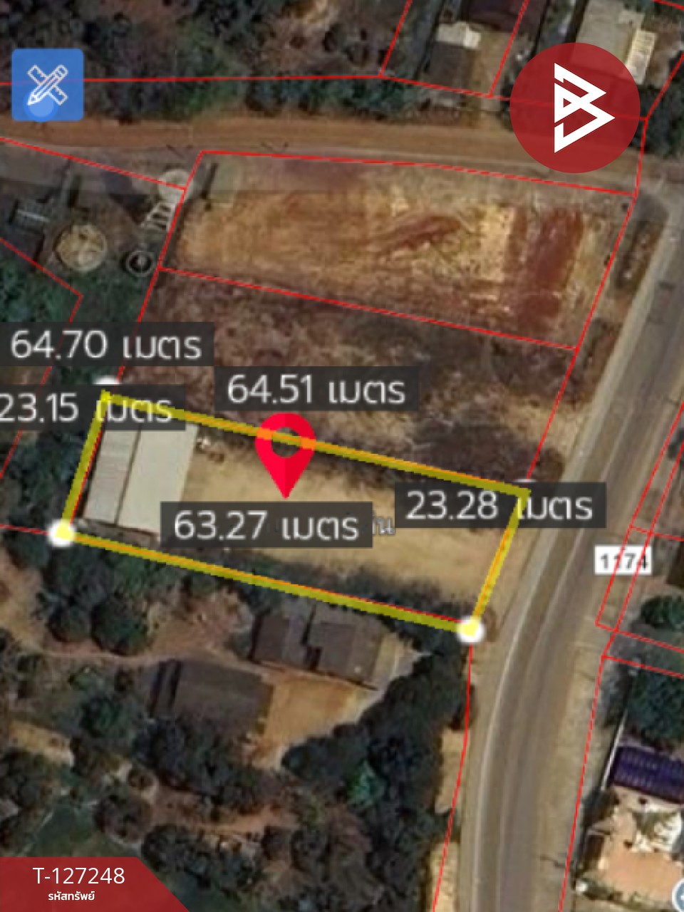 ขายโกดังพร้อมที่ดิน เนื้อที่ 3 งาน 58 ตร.วา เทิง เชียงราย 13