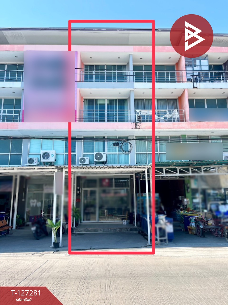 ขายอาคารพาณิชย์ 4 ชั้น เนื้อที่ 20 ตร.วา บางปะอิน พระนครศรีอยุธยา 1