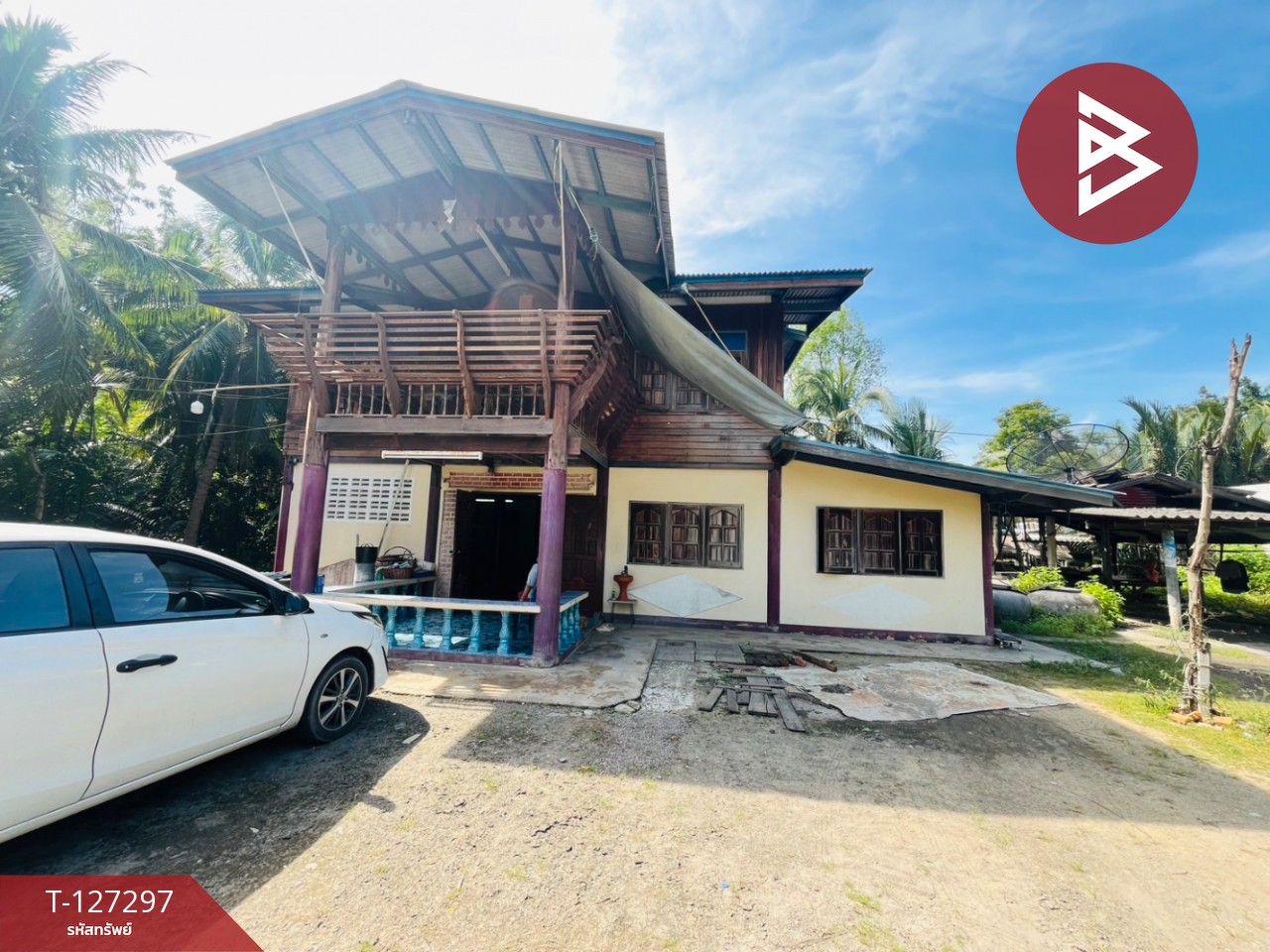 ขายบ้านเดี่ยวพร้อมที่ดิน เนื้อที่ 1 ไร่ 1 งาน 12 ตร.วา ลาดใหญ่ สมุทรสงคราม 1