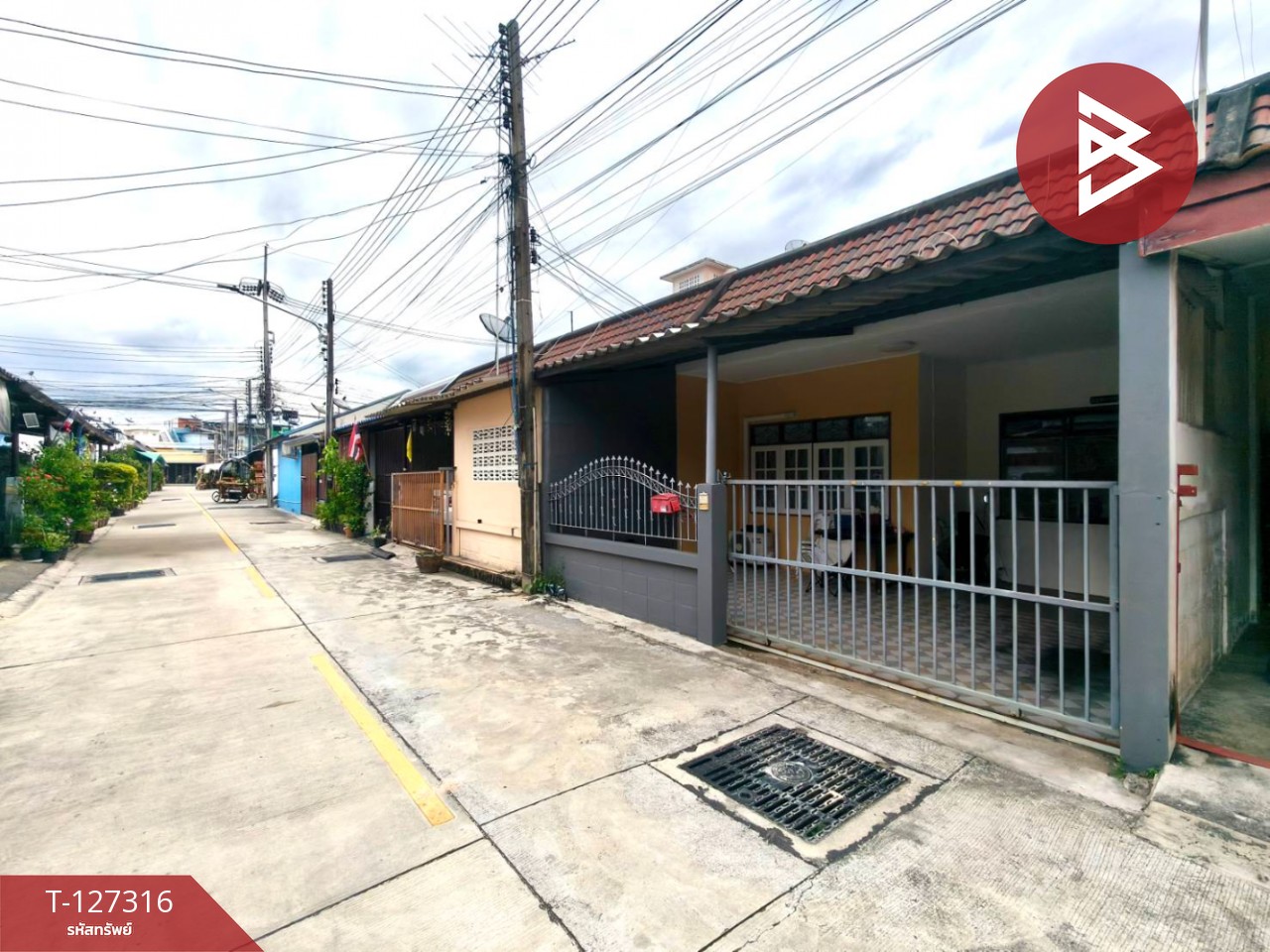 ขายทาวน์เฮ้าส์ชั้นเดียว เนื้อที่ 21.4 ตร.วา บ้านสวน ชลบุรี 3